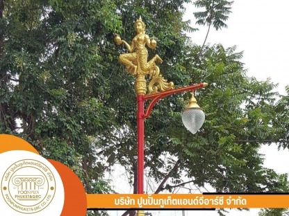 เสาประติมากรรมนางฟ้านครชัยศรี จ.นครปฐม - โรงงานผลิตชิ้นงานประติมากรรม